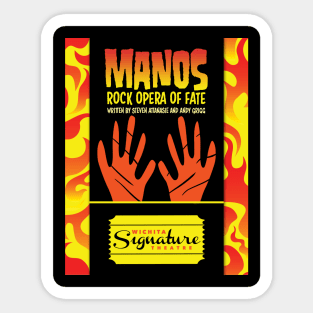 Signature Theatre presents Mano: Rock Opera of Fate Sticker